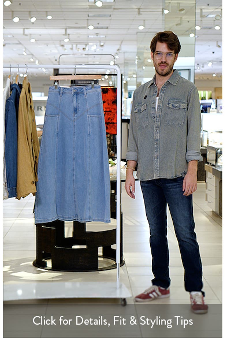 Denim Maxi Skirt video