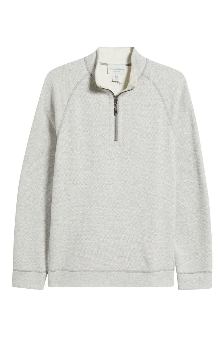 Four Seas Reversible Half Zip Pullover, Alternate, color, BALA SHARK