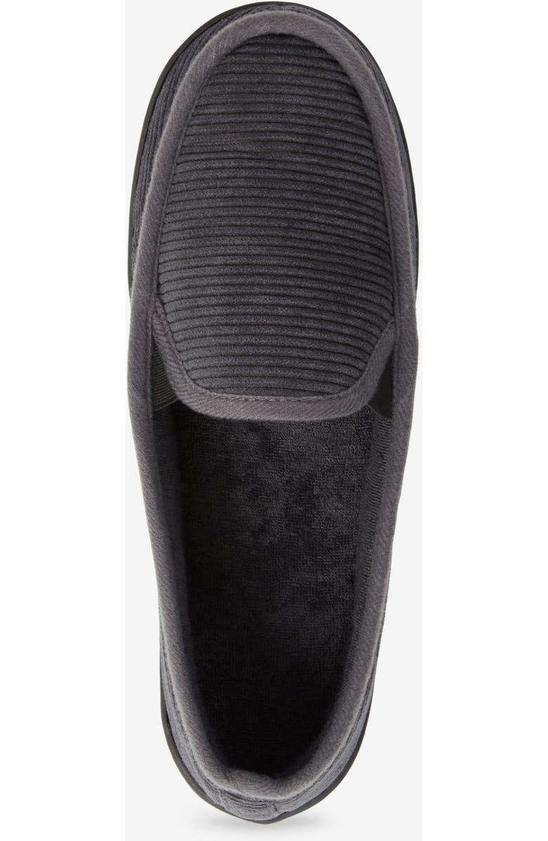 KingSize Cotton Corduroy Slippers, Alternate, color, Steel