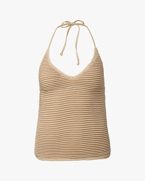 Weworewhat Crochet Tankini In Teakwoood