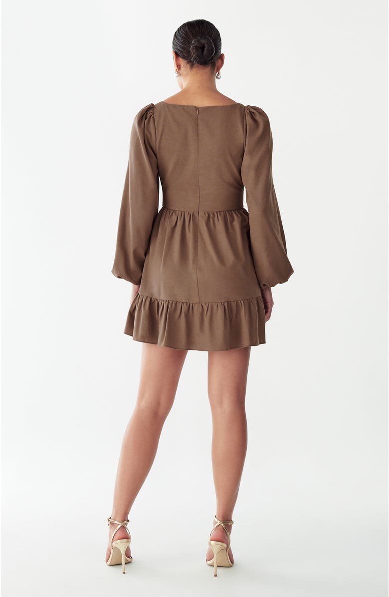 ST MRLO Wrenn Mini Dress, Alternate, color, Mocha