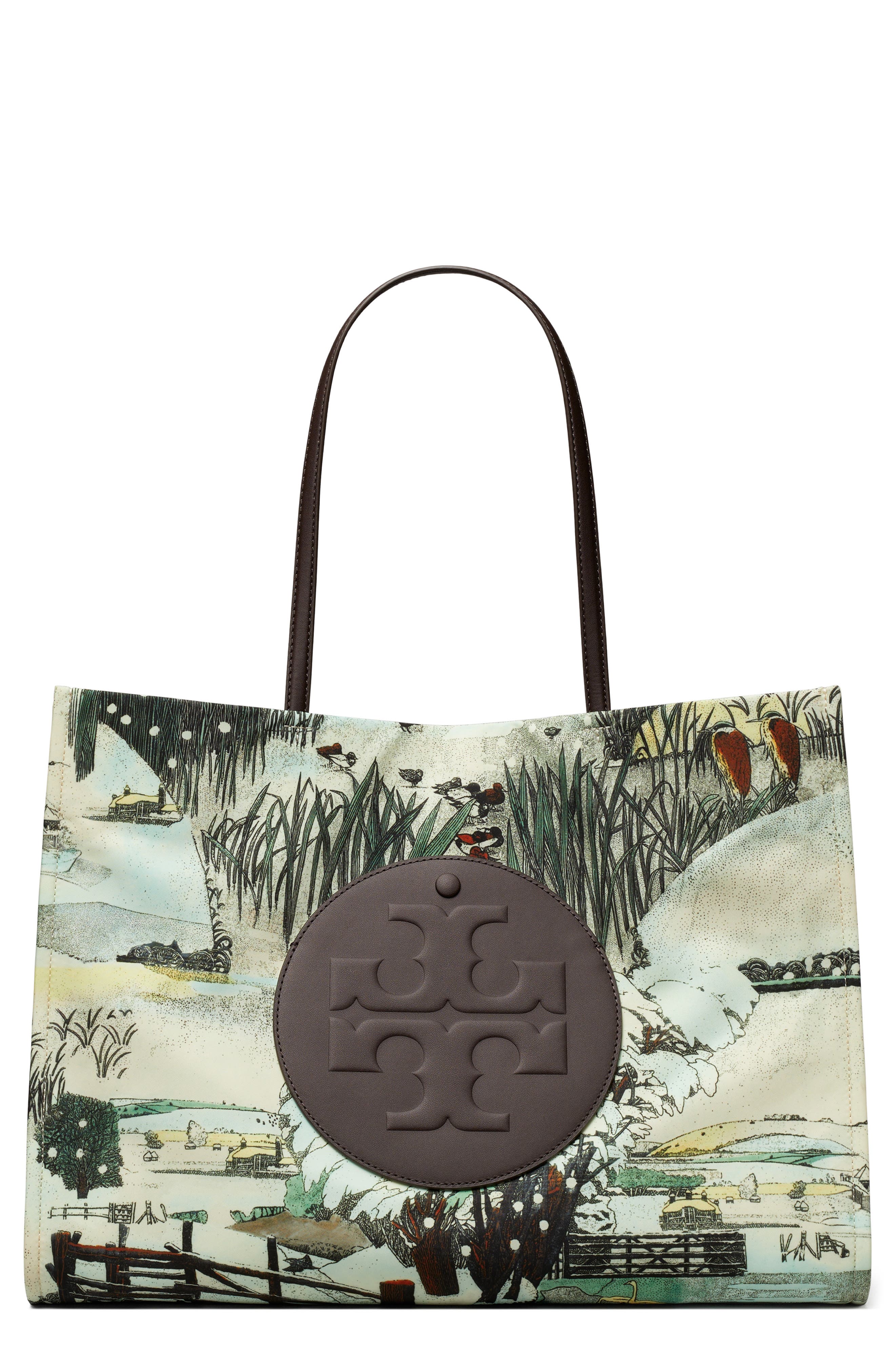Ella Print Tote, Main, color, FOREST PRINT