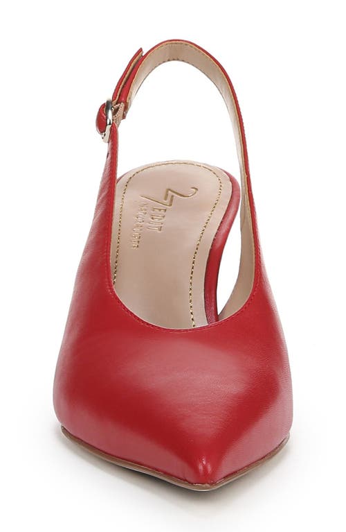 27 Edit Naturalizer Elaine Slingback Pointed Toe Pump In Crimson