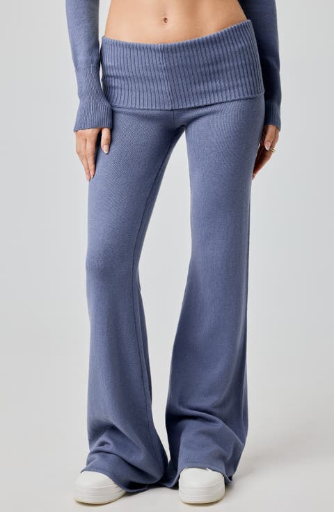 Barre Foldover Wide Leg Pants
