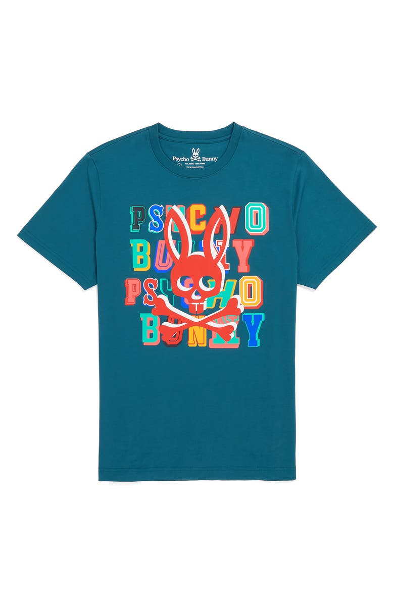 Psycho Bunny Fulton Cotton Graphic Tee, Alternate, color, 