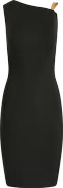 Donna Karan New York Asymmetric Hardware Sheath Dress