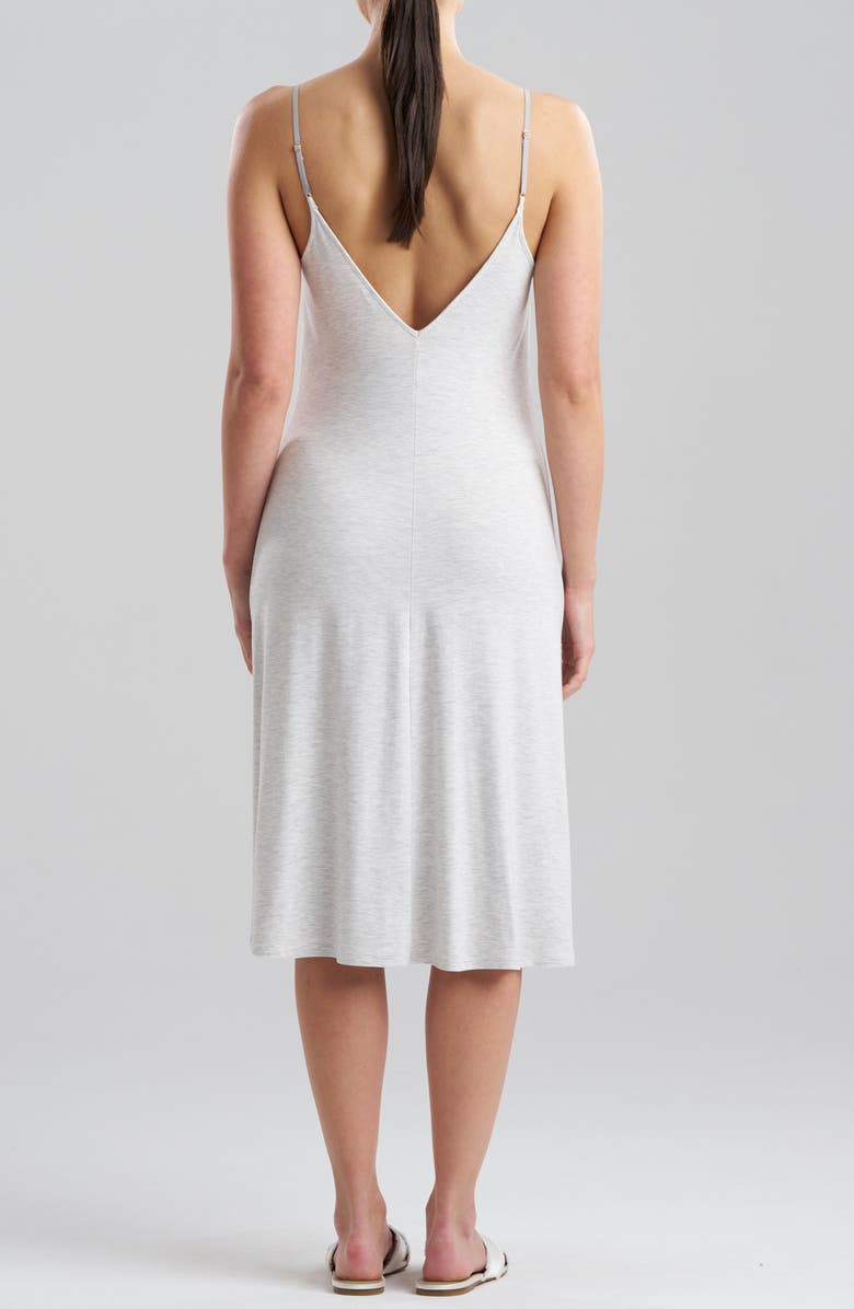 Natori Feathers Essentials Nightgown, Alternate, color, Light Heather Grey