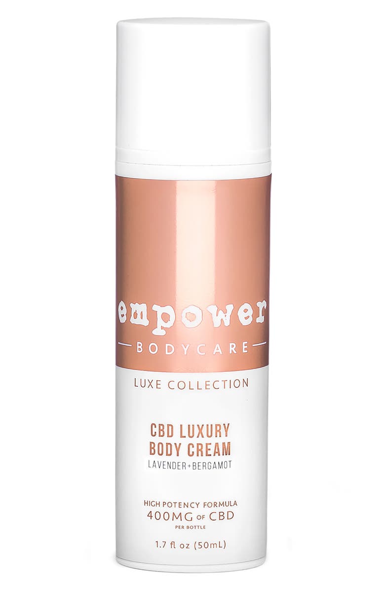 Empower Lavender CBD Luxury Body Cream, Main, color,