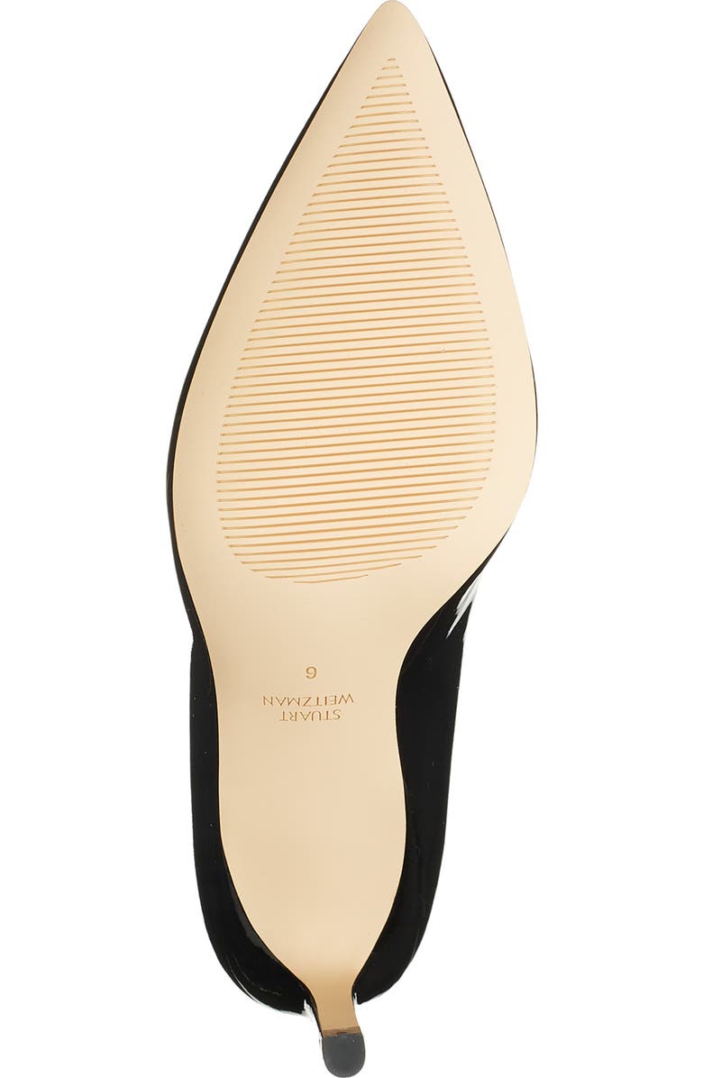 Stuart Weitzman Leigh 75 Pointed Toe Pump, Alternate, color, Black