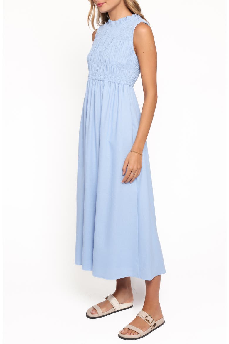 Lanna Smocked Sundress, Alternate, color, BLUE