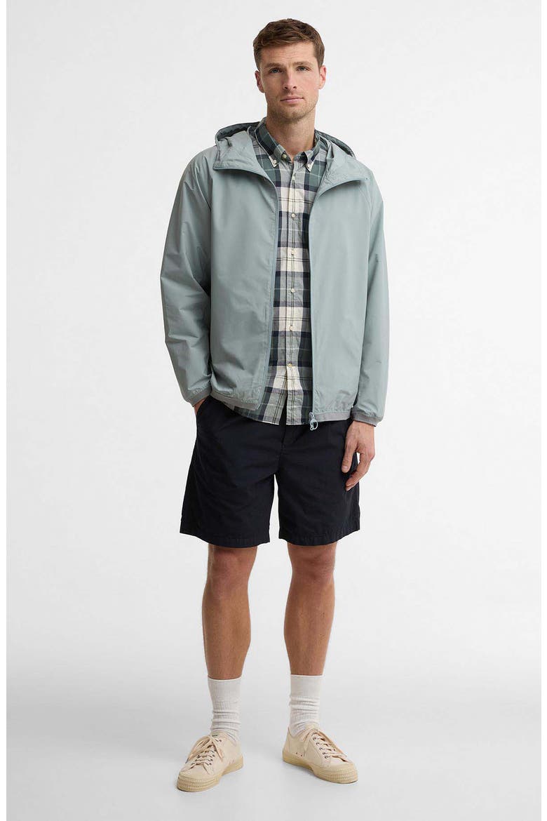 Stoneport Showerproof Hooded Jacket, Alternate, color, DUSTY SLATE
