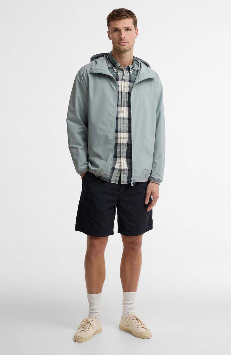 Barbour Stoneport Showerproof Hooded Jacket, Alternate, color, Dusty Slate