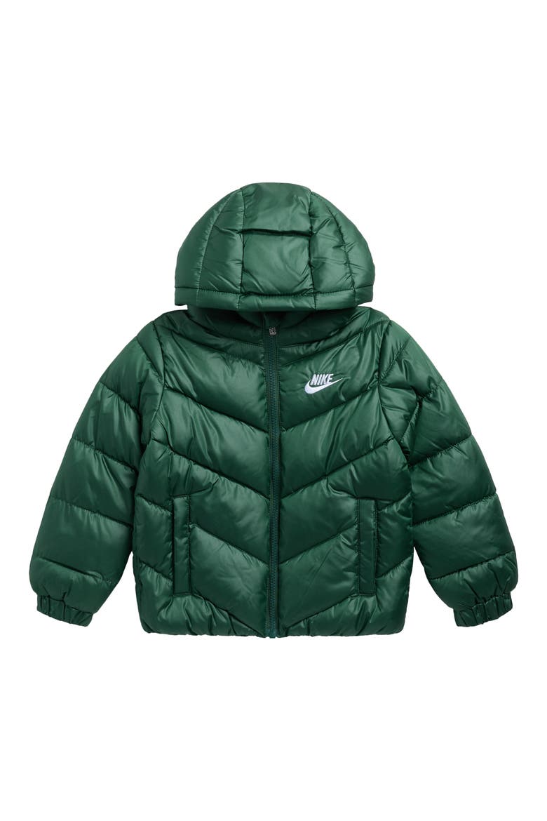 Kids' Puffer Jacket, Main, color, FIR