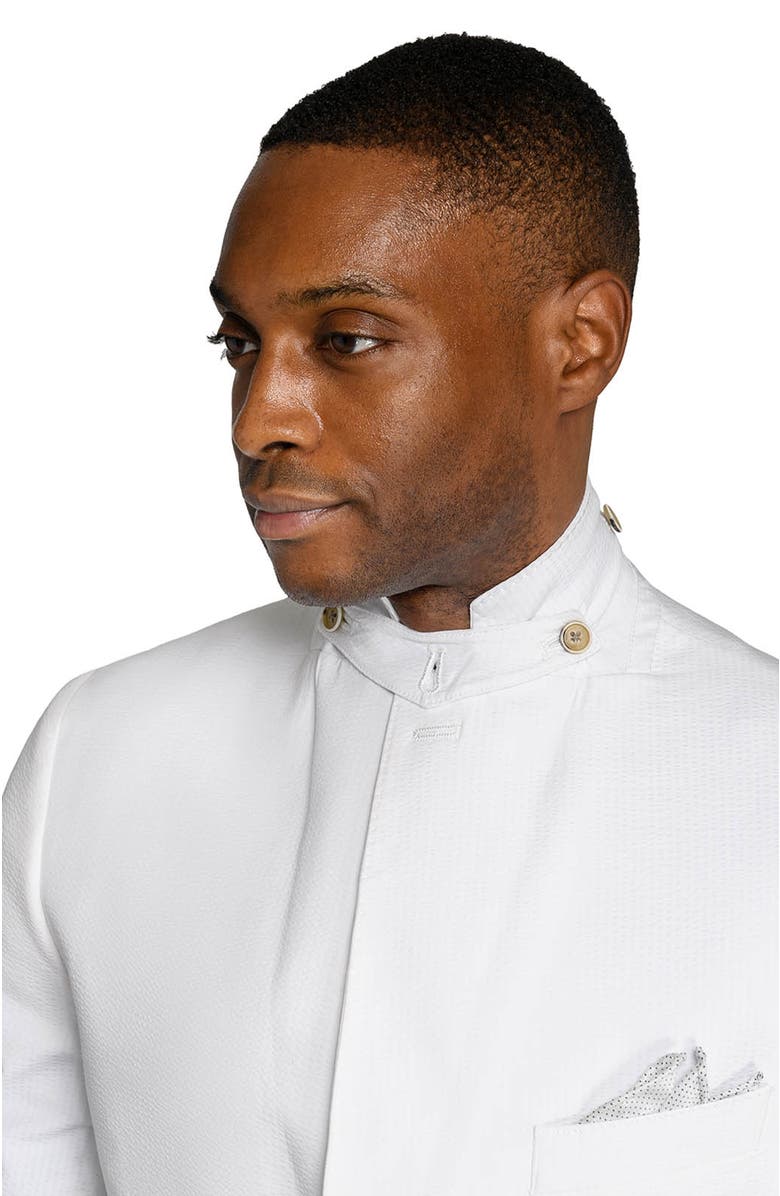 Brooklyn Brigade Sterling Seersucker Blazer, Alternate, color, White
