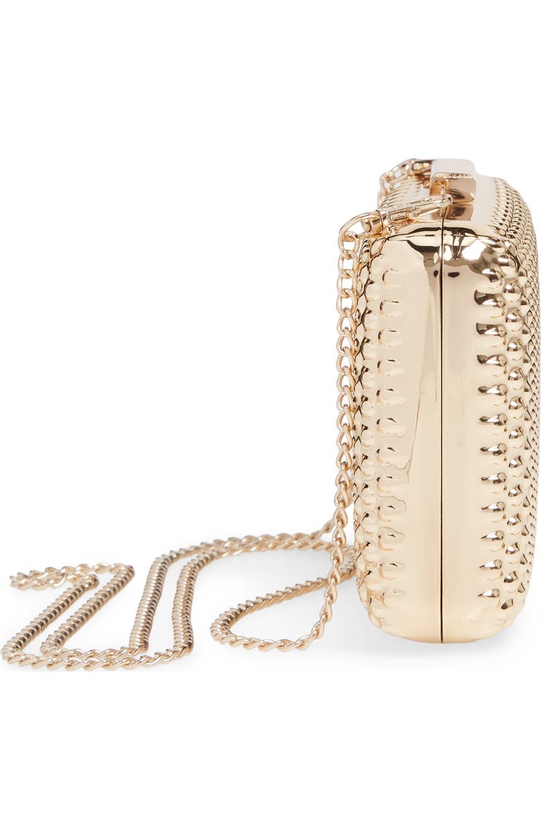 Nordstrom Dot Metal Minaudière, Alternate, color,