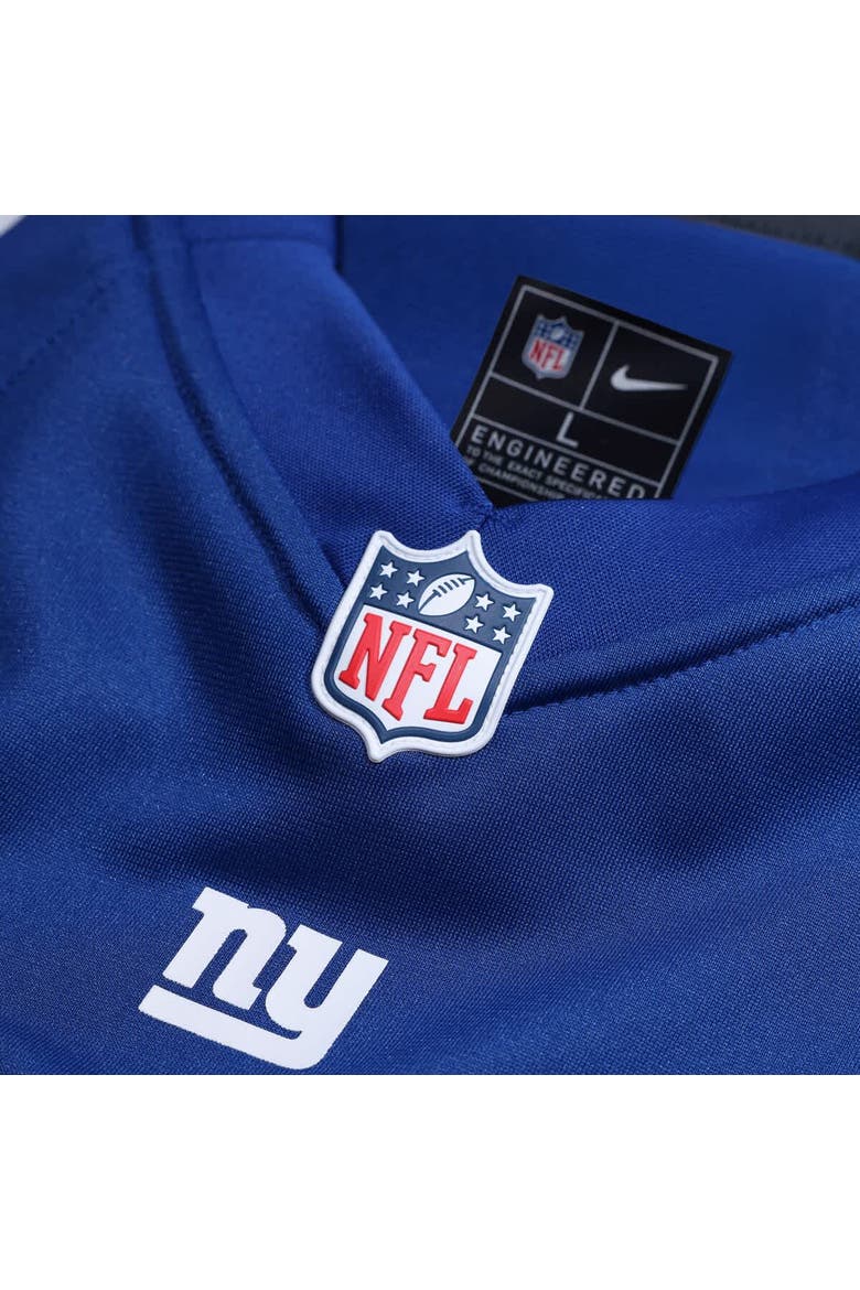 Men's Nike Cam Skattebo Royal New York Giants Team Game Player Jersey, Alternate, color, Royal