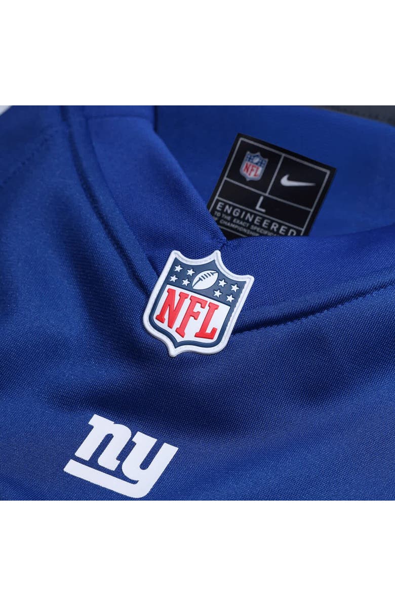 Nike Men's Nike Cam Skattebo Royal New York Giants Team Game Player Jersey, Alternate, color, Royal