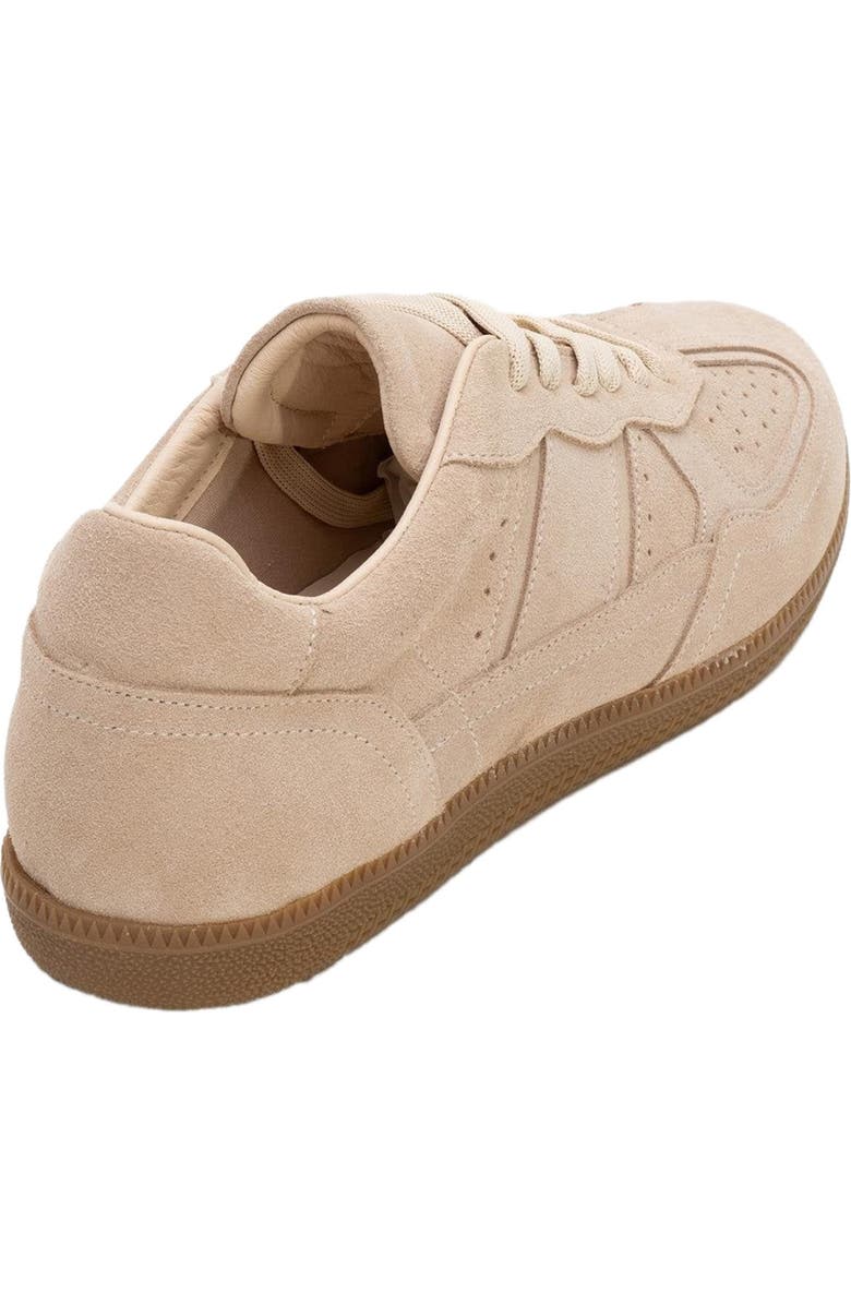 Forever & Always Shoes Aurel Suede Leather Sneakers, Alternate, color, Beige Suede Leather