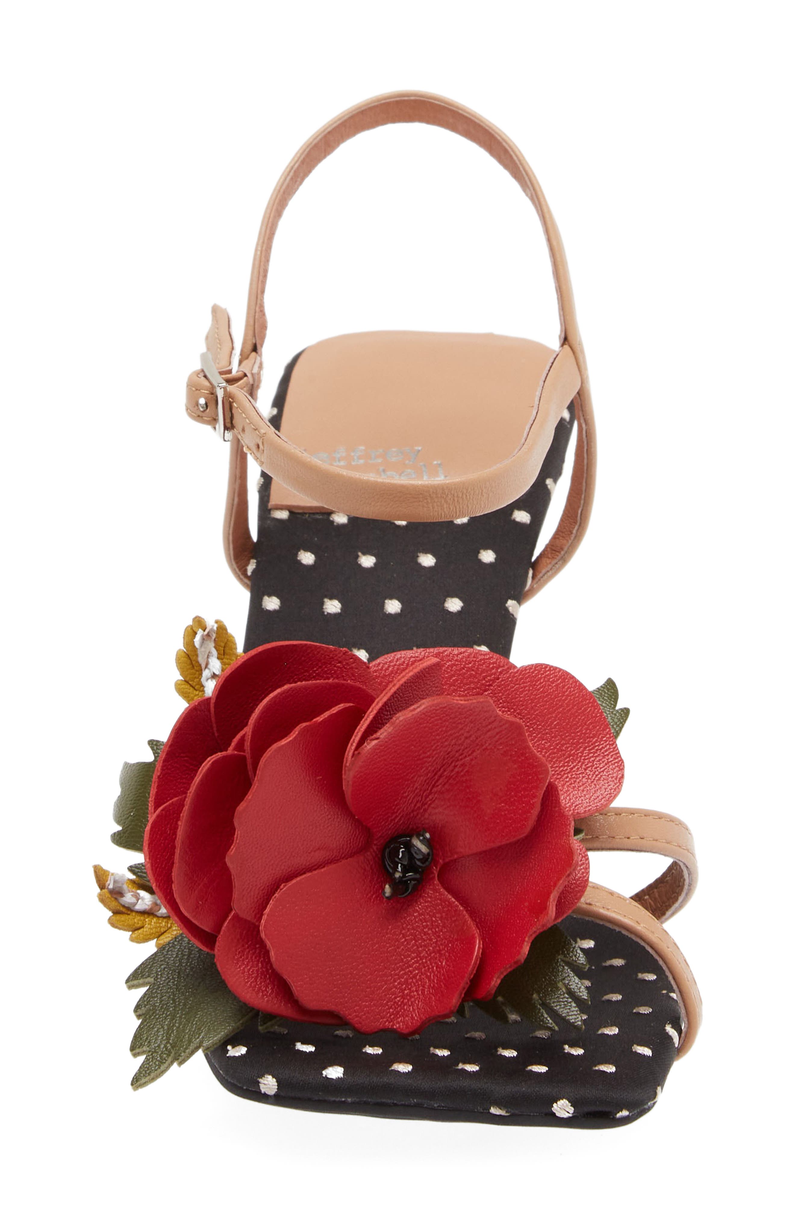 Jeffrey Campbell Amaryllis, Alternate, color, Black Dot Multi