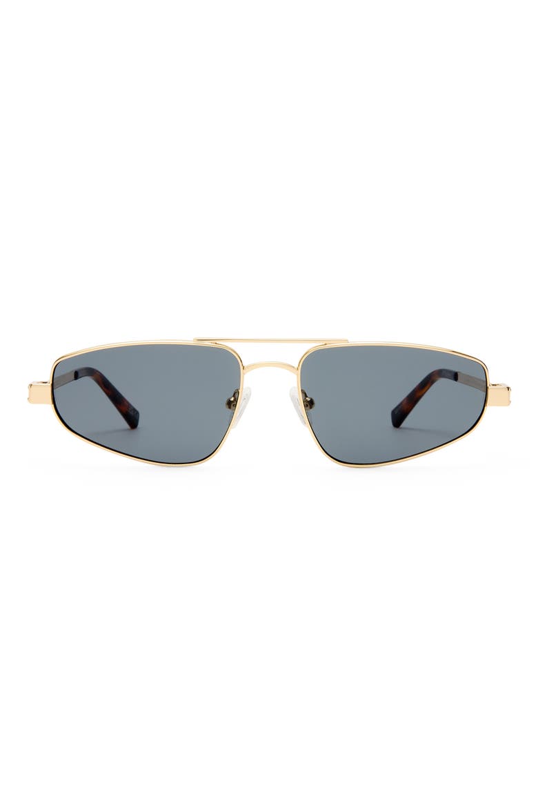 Treausure 59mm Oval Sunglasses, Main, color, GOLD / SMOKE MONO