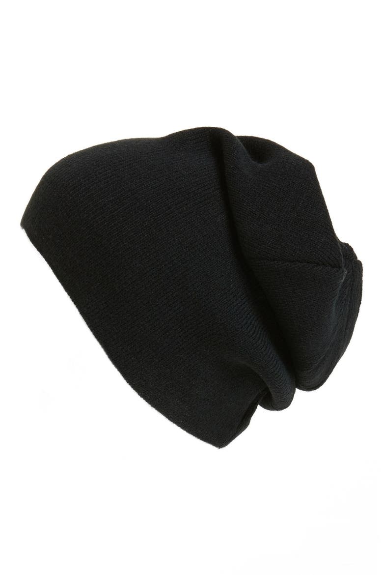 Basic Beanie, Main, color, BLACK