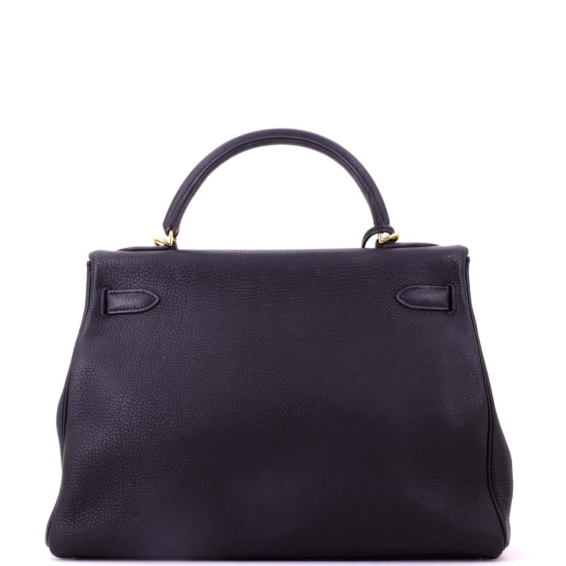 Kelly Handbag Black Togo with Gold Hardware 32, Alternate, color, Black