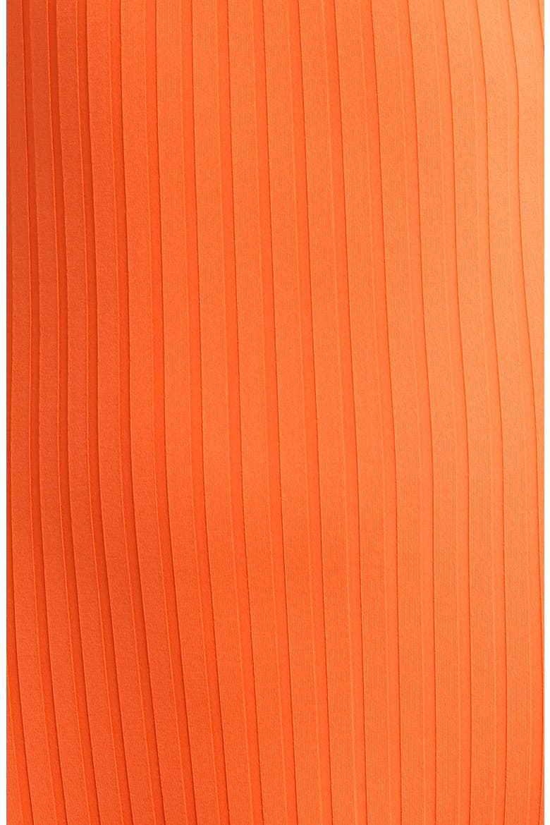 V-Wire Rib One-Piece Swimsuit, Alternate, color, HIBISCUS