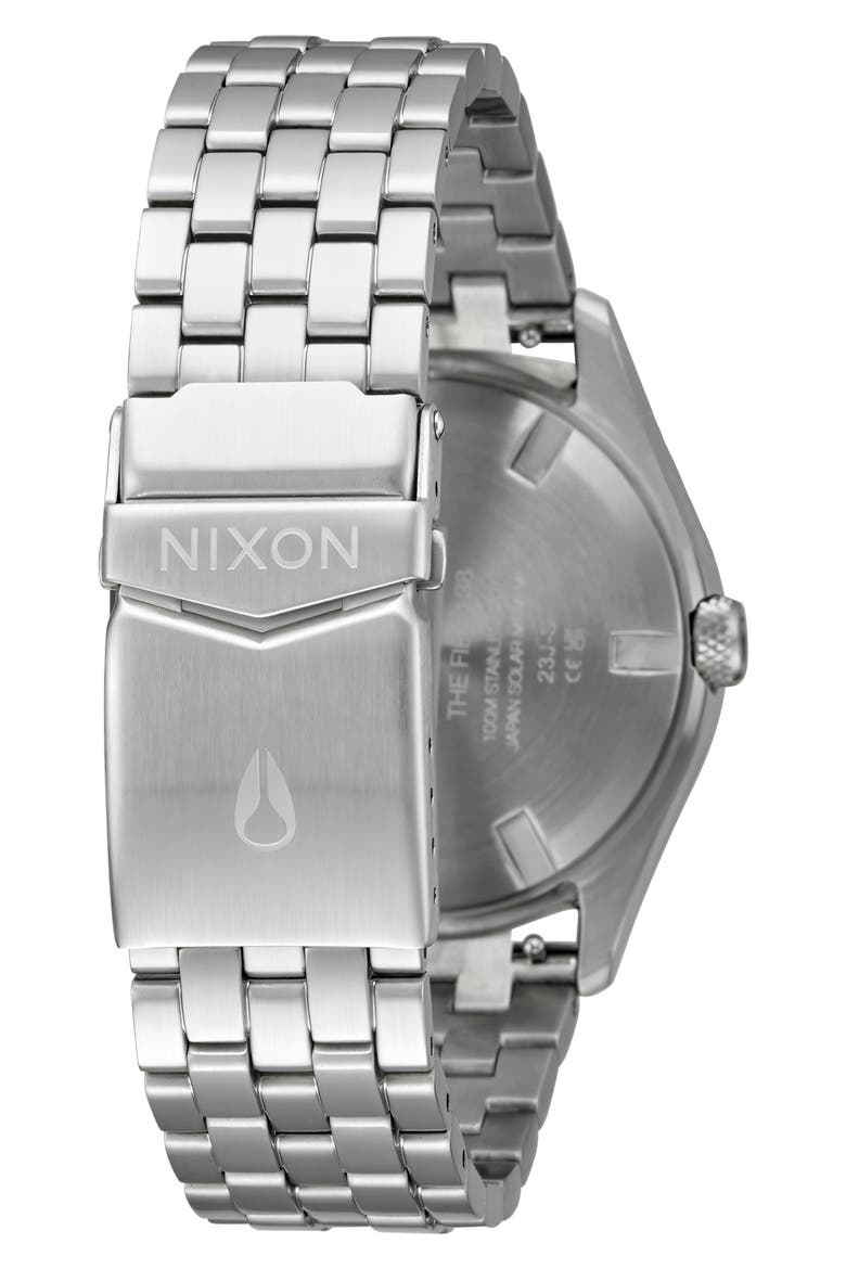 Echo Solar Automatic Bracelet Watch, 38mm, Alternate, color, SILVER / CLOUD DANCER
