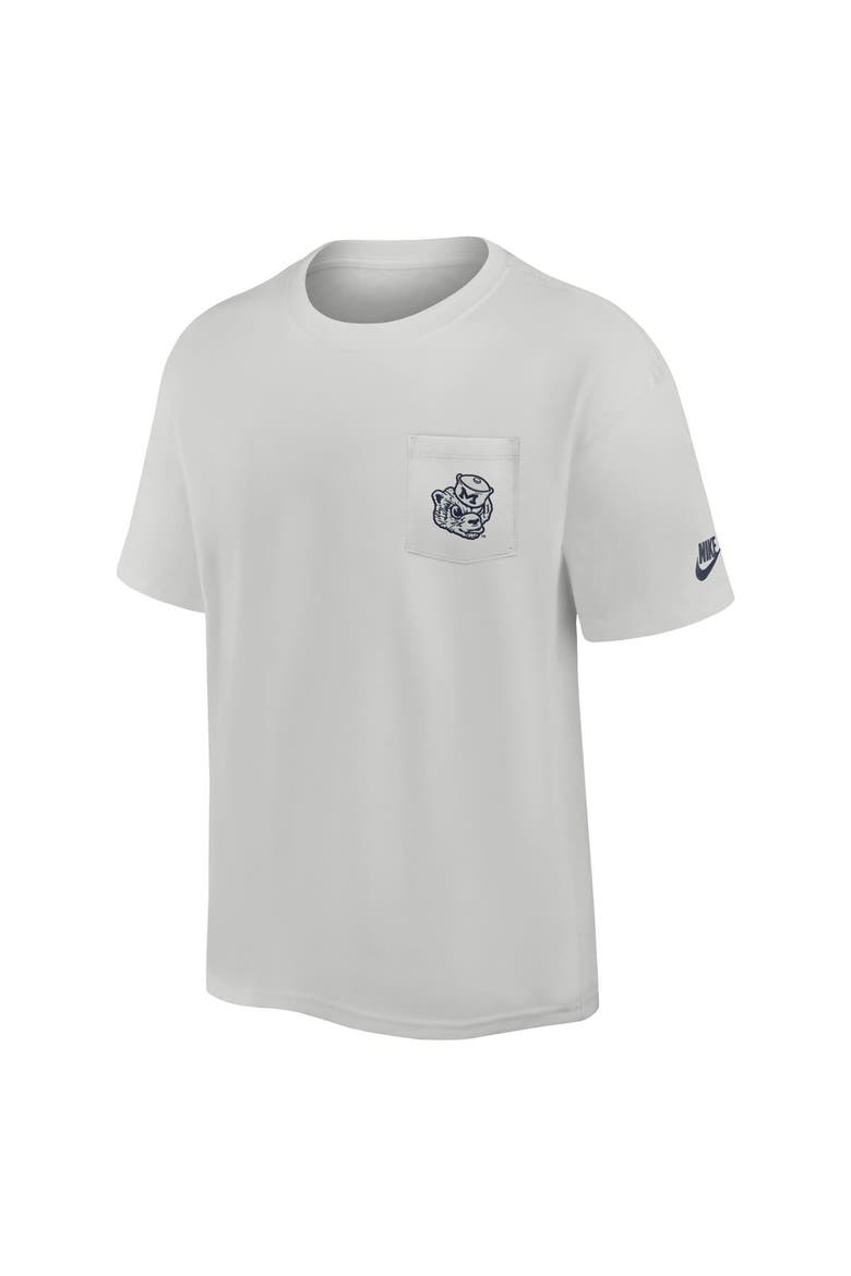 Men's Nike Gray Michigan Wolverines Legacy 2-Hit Max90 Pocket T-Shirt, Alternate, color, Gray