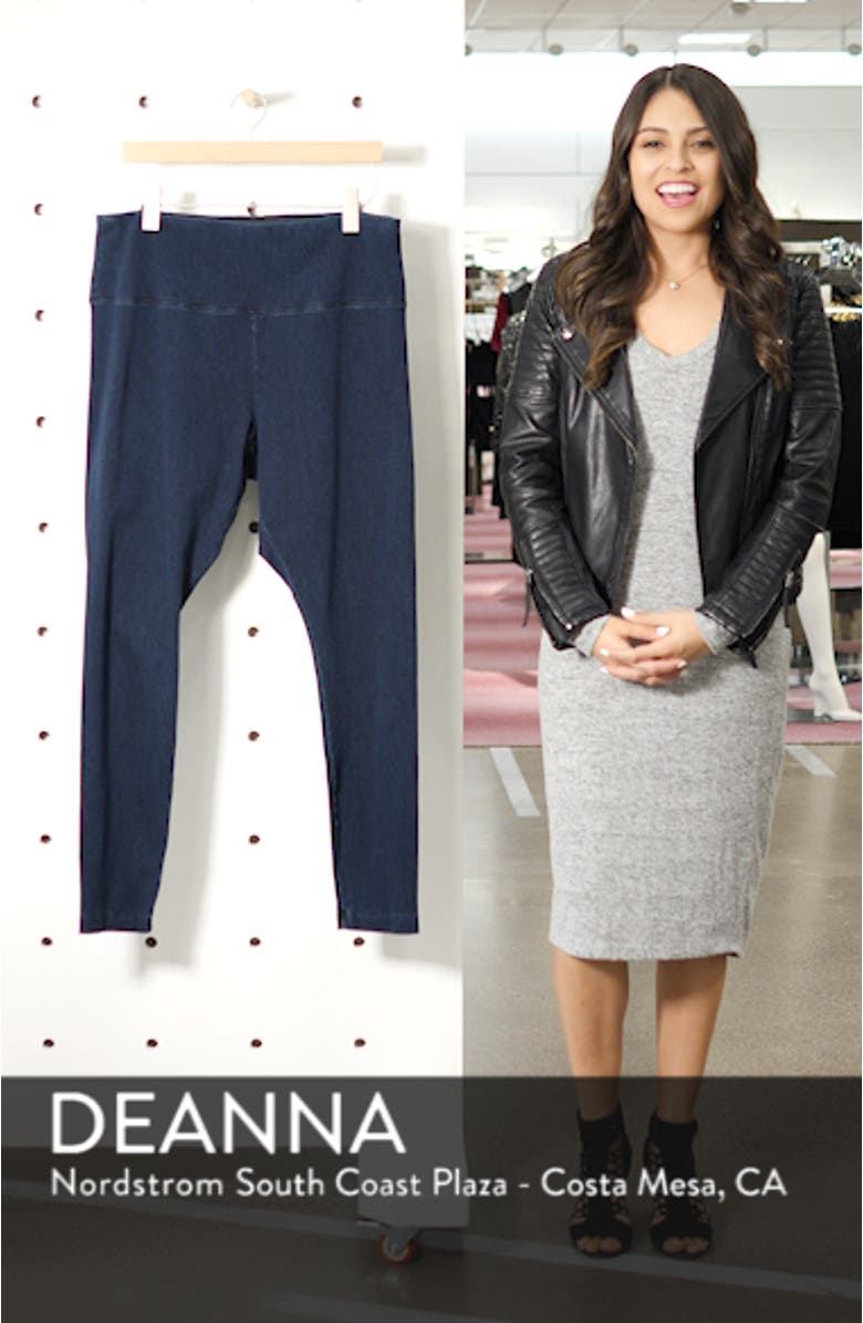 'Lyssentials High Rise Stretch Denim Leggings, sales video thumbnail