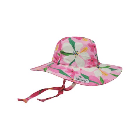 Girls UPF 50+ UV Blocking Wide Brim Floppy Sun Hat