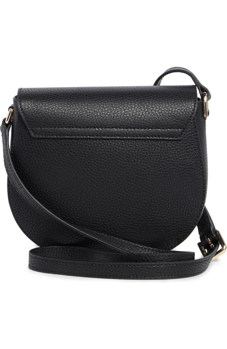Furla Mini Glenn Leather Crossbody Bag, Alternate, color, Nero