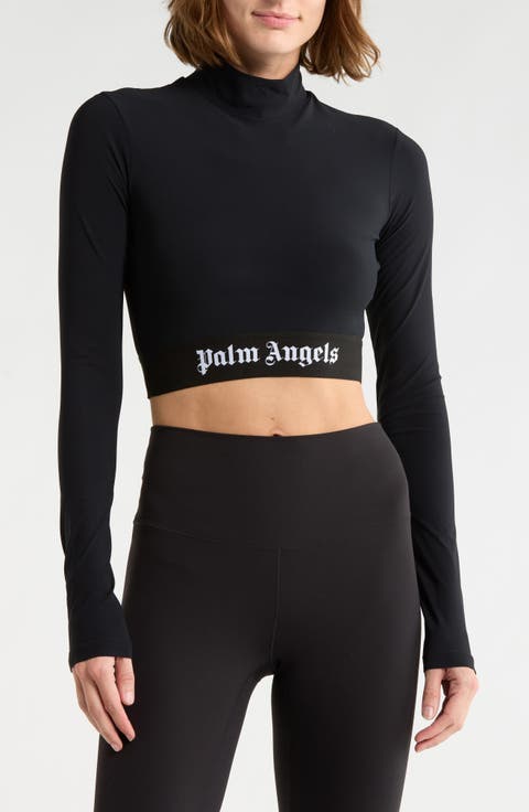 Mock Neck Long Sleeve Graphic T-Shirt