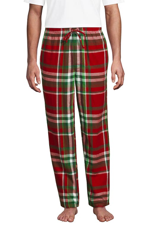 Lands' End Flannel Pajama Pants In Multi