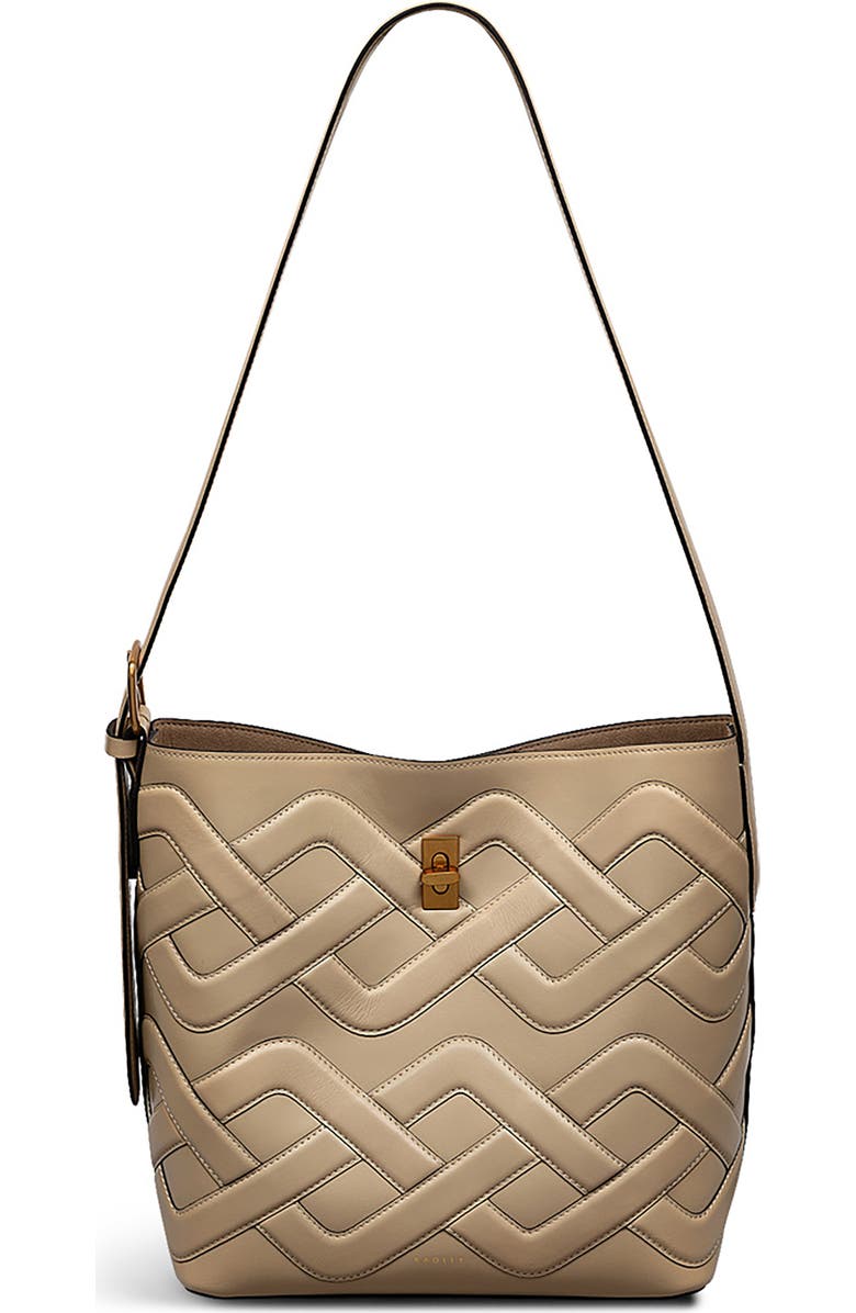 Radley Threadneedle Street Bucket Bag, Main, color, Stone