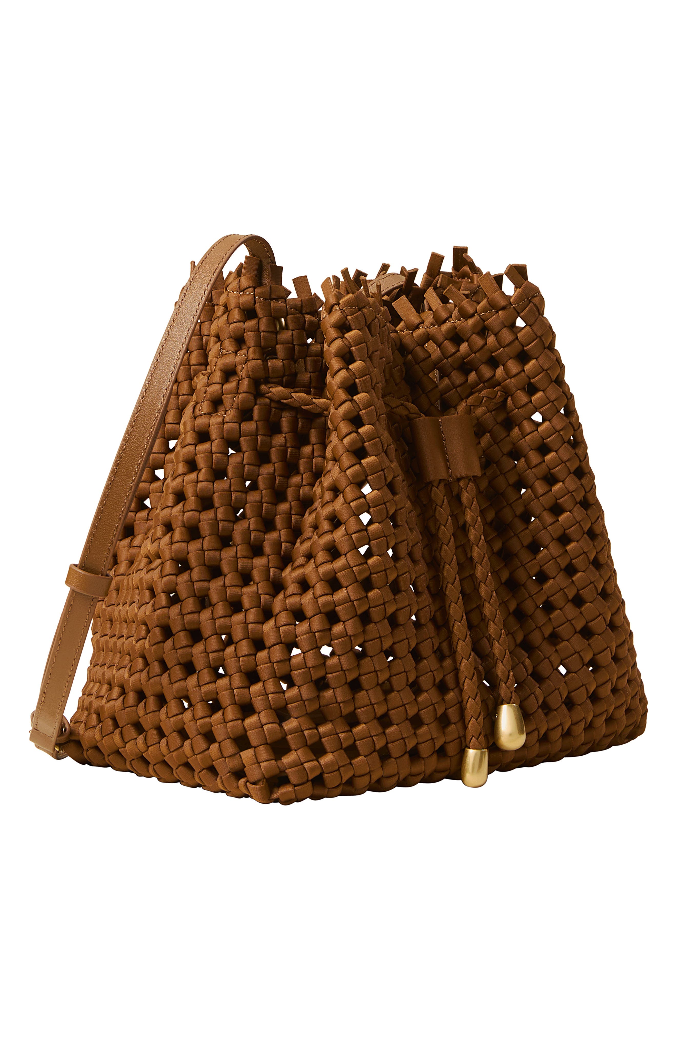 Medium Mallorca Bucket Bag, Alternate, color, TEAK