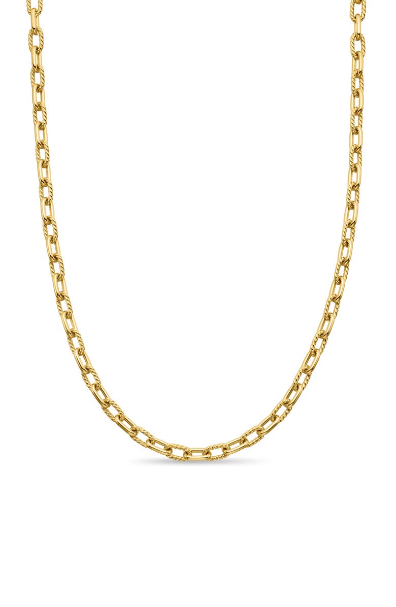 David Yurman DY Madison<sup>®</sup> Chain Necklace in 18K Yellow Gold, 6mm, Main, color, Gold