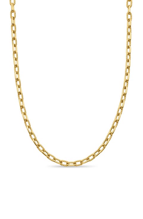 DY Madison® Chain Necklace in 18K Yellow Gold, 6mm