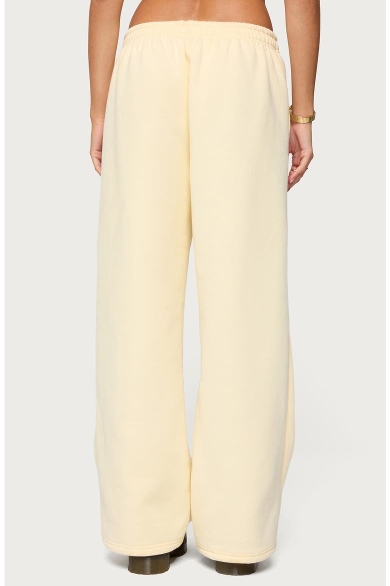 Club Wide Leg Sweatpants, Alternate, color, YELLOW