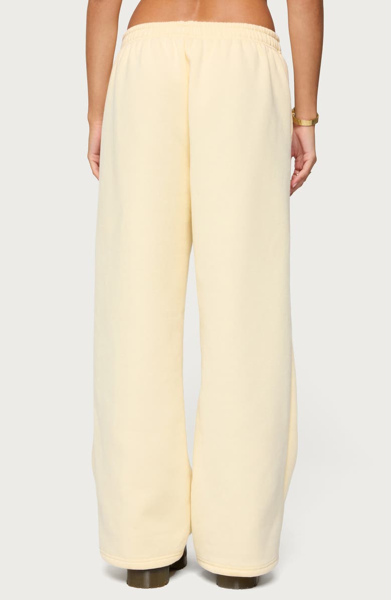 EDIKTED Club Wide Leg Sweatpants, Alternate, color,