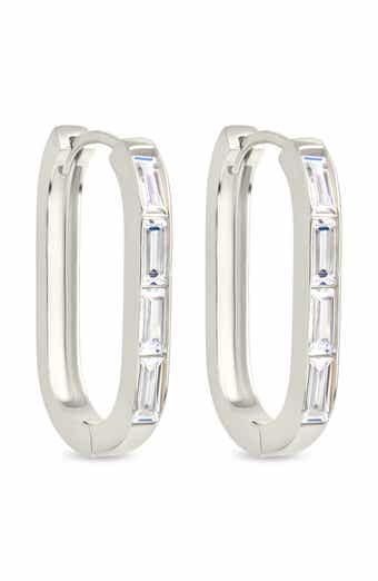 Roxanne Cubic Zirconia Hoop Earrings