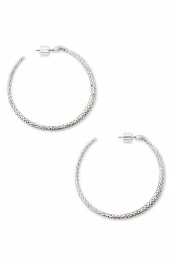 AllSaints Serpent Hoop Earrings