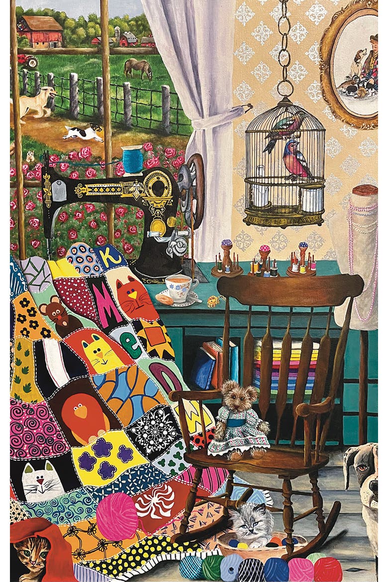 Weekends at Nana's 550 piece Jigsaw Puzzle for Adults, Alternate, color, Multicolor