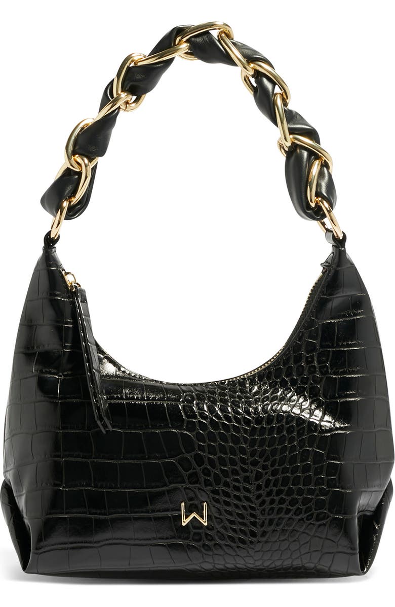 HOUSE OF WANT We Allure Vegan Leather Shoulder Bag, Main, color,