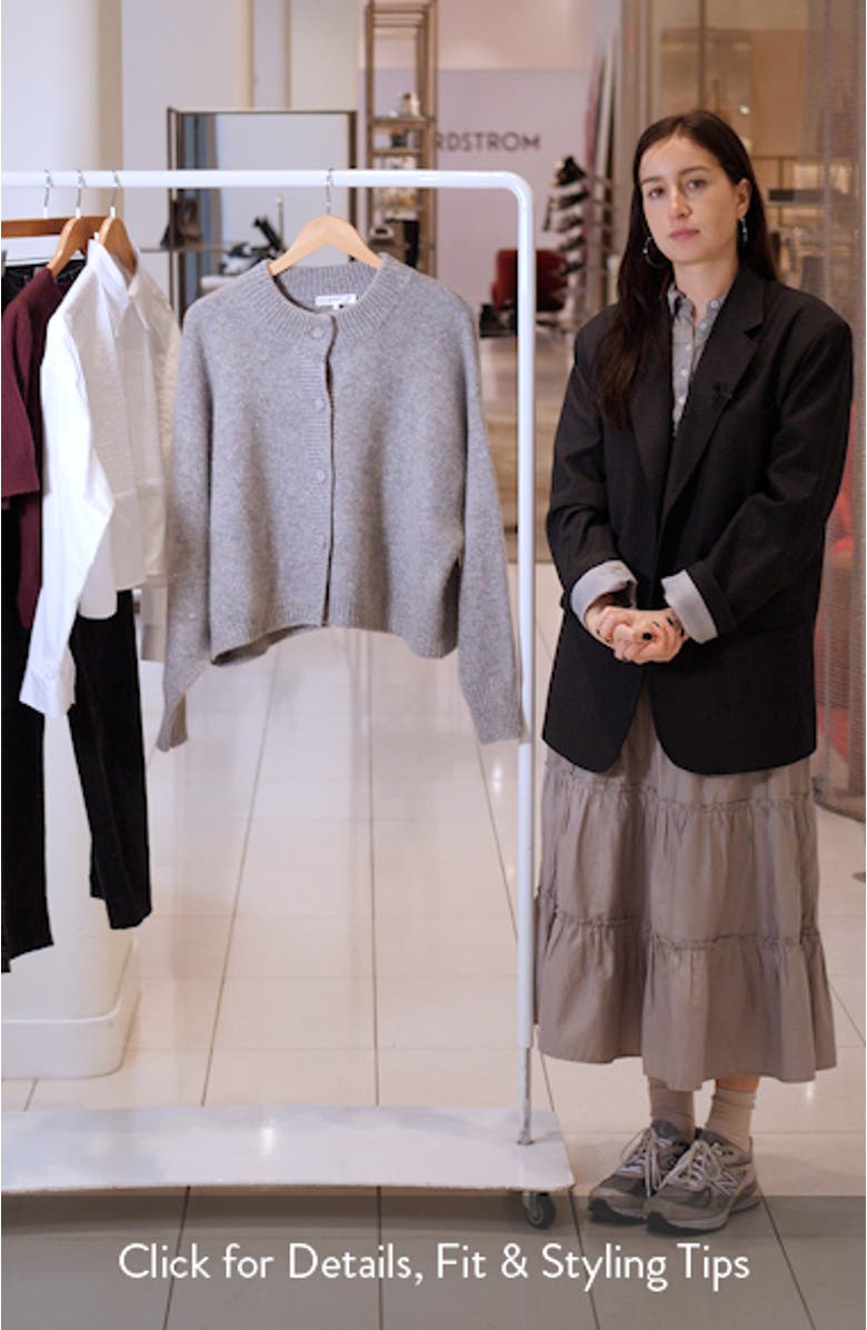 The Flecked Cashmere Cardigan, sales video thumbnail