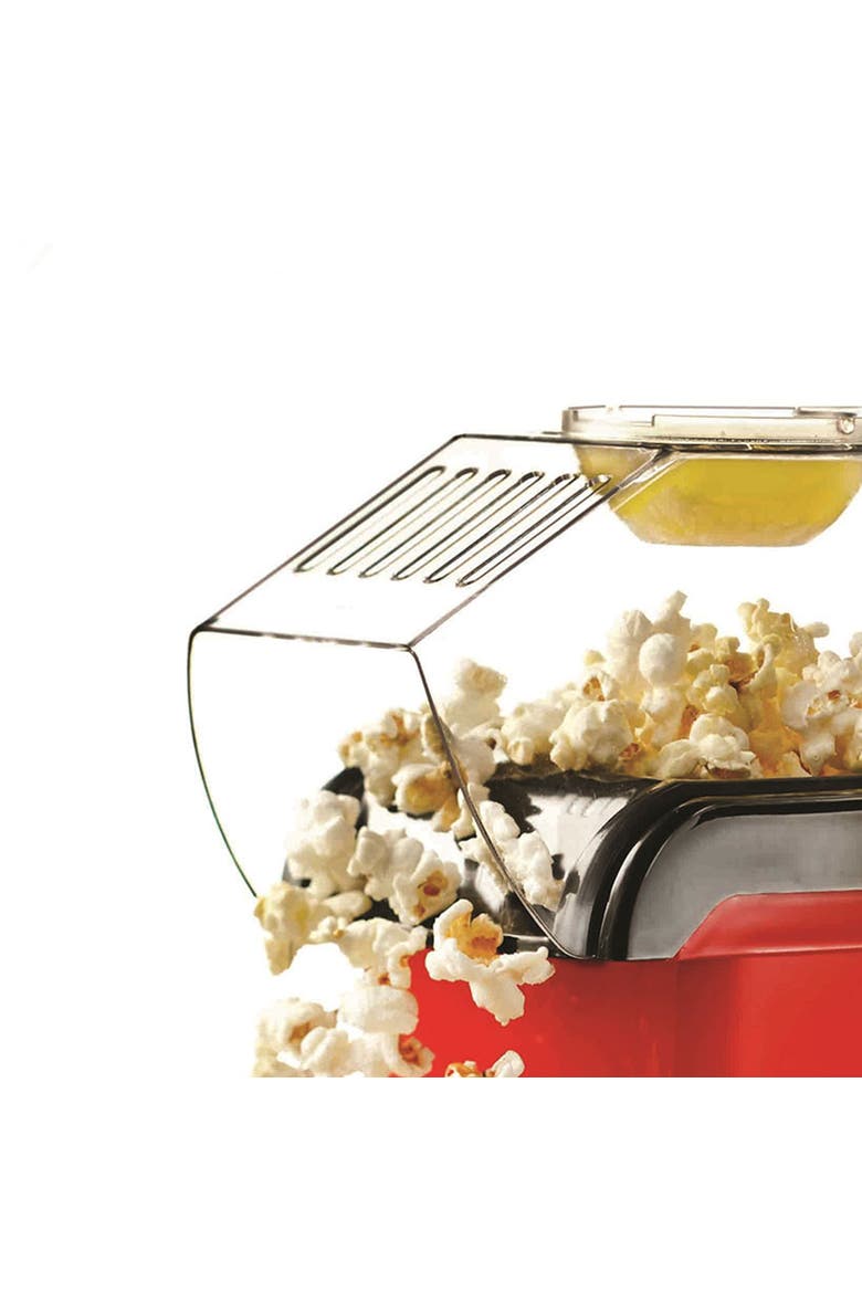 Hot Air Popcorn Maker - Red, Alternate, color, Red