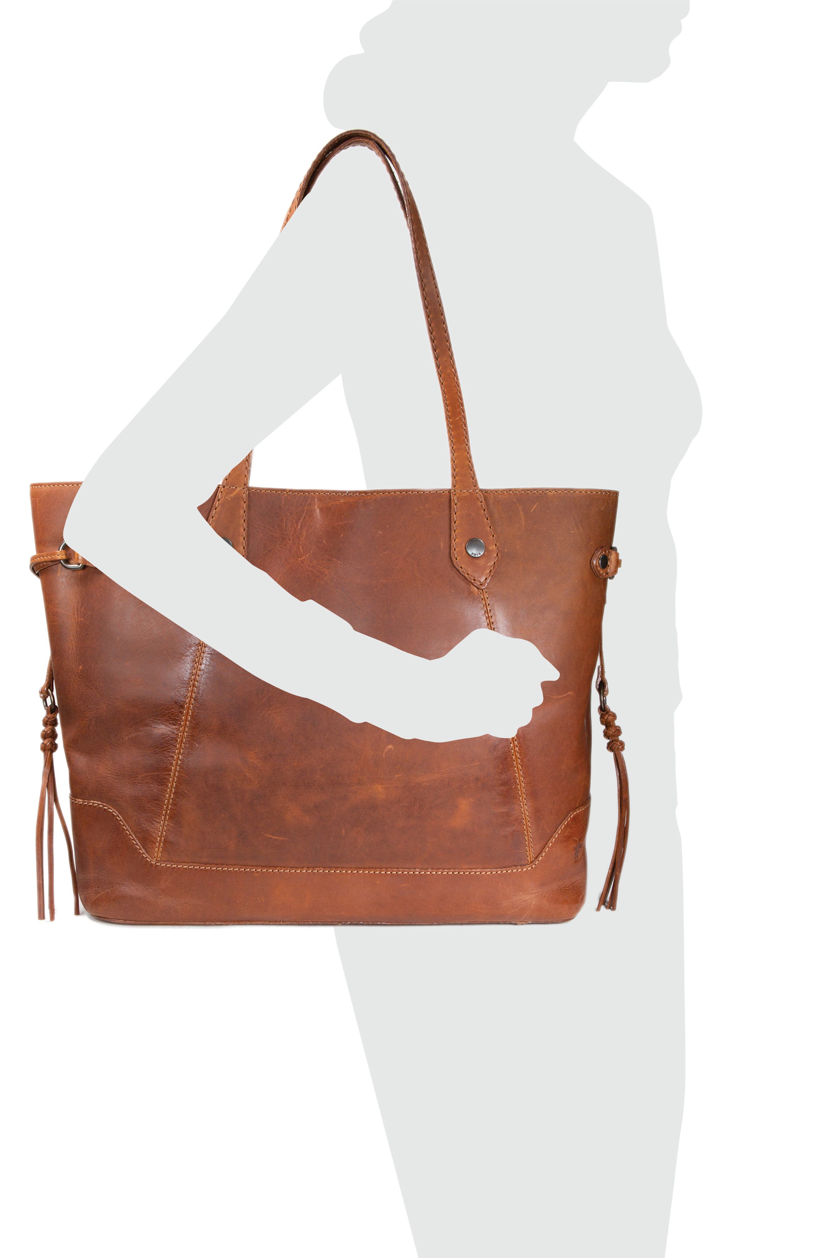Frye Melissa Large Carryall Leather Tote, Alternate, color, 