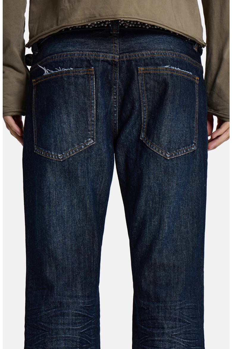 Coated Jude Flare Leg Jeans, Alternate, color, DENIM