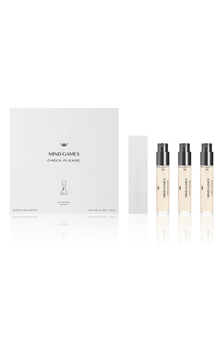 MIND GAMES Check Please Travel Trio Gift Set, Main, color,