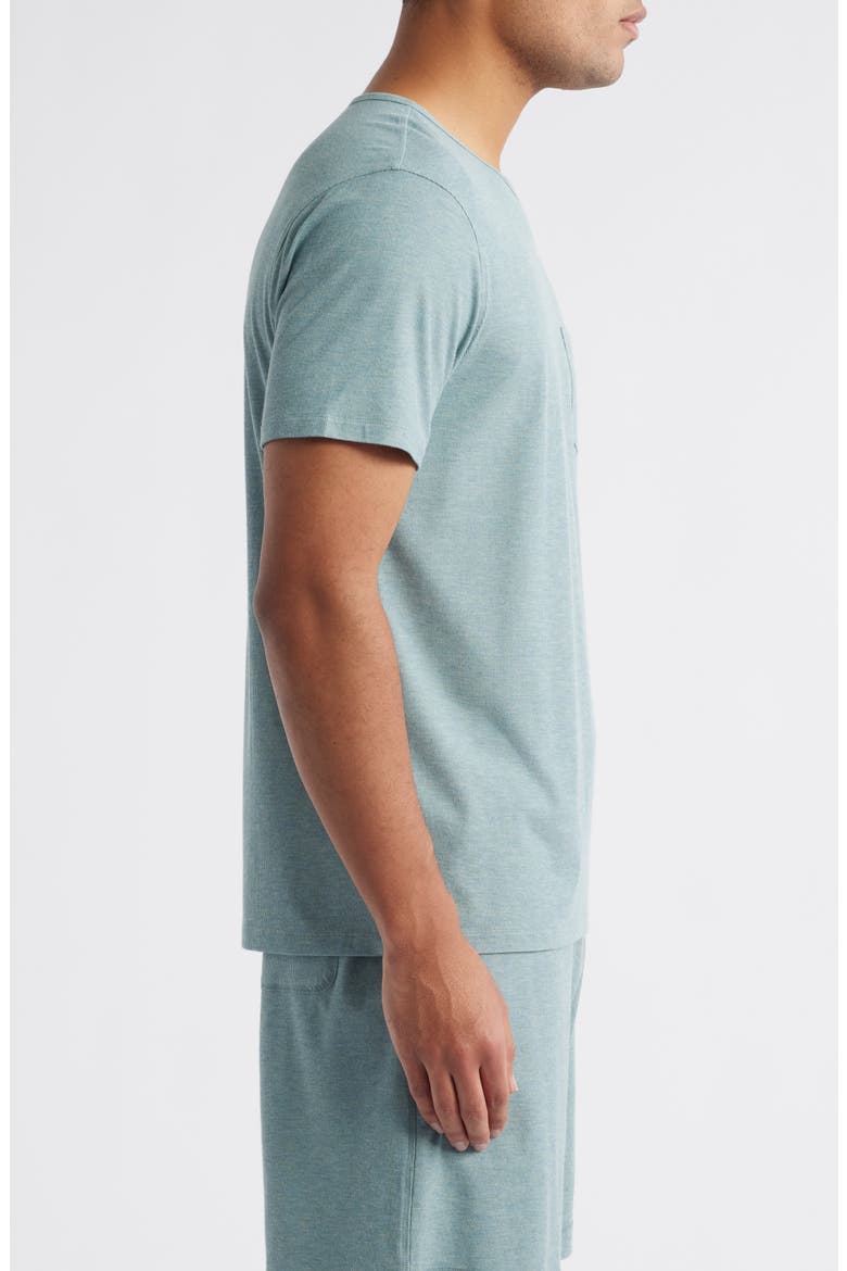 Ribbed Rayon Blend Pajama Pocket T-Shirt, Alternate, color, PISTACHIO